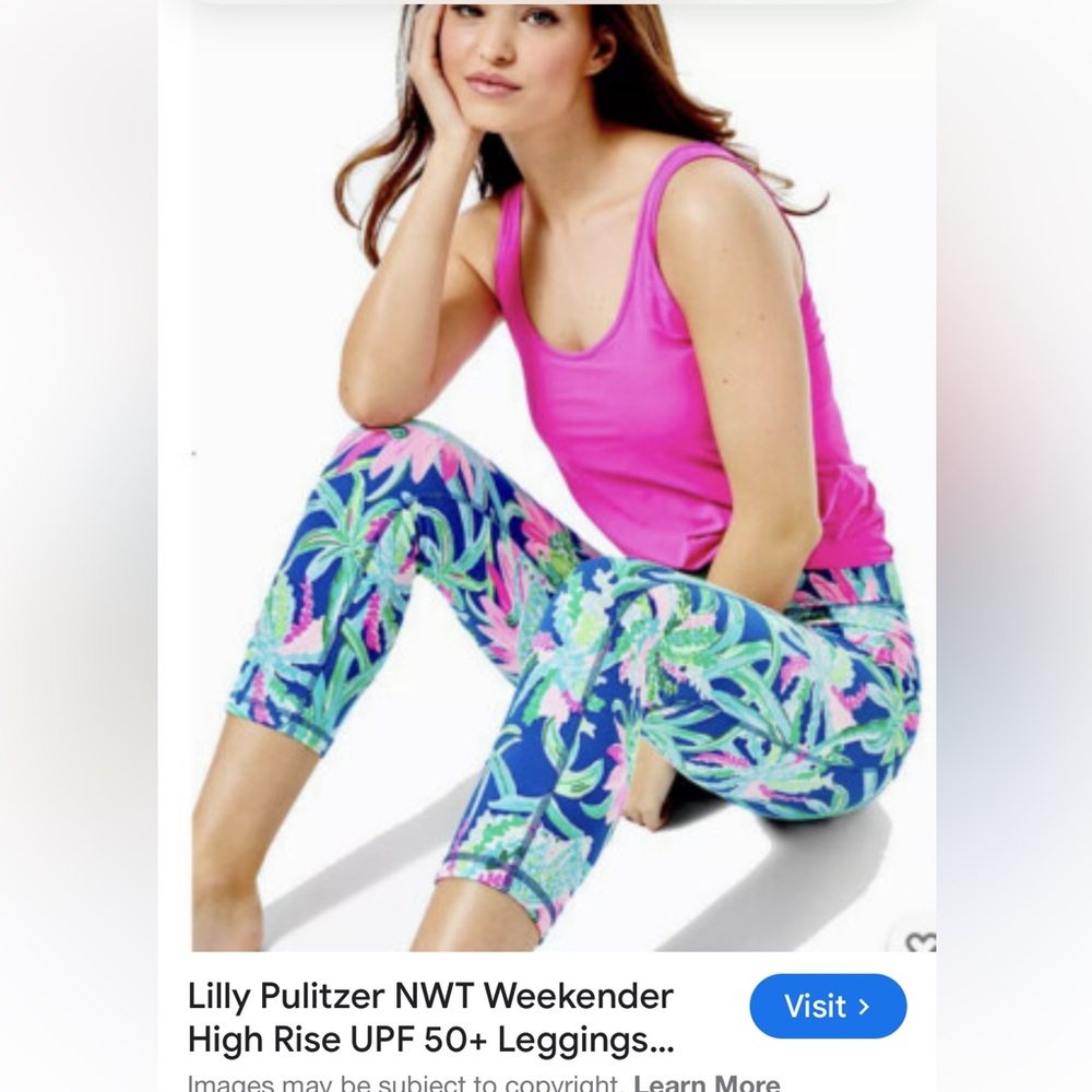Lilly Pulitzer weekender, high-rise leggings Size S